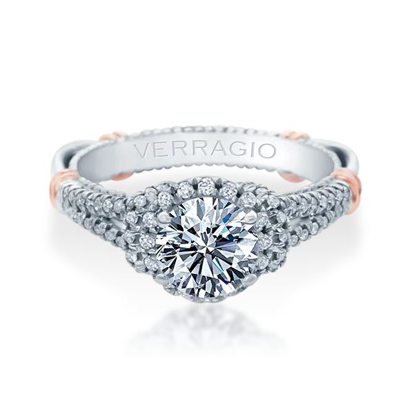 Women's engagement rings modern-bezel-Diamond Engagement Ring Verragio Parisian Collection 117R 1.30ctw