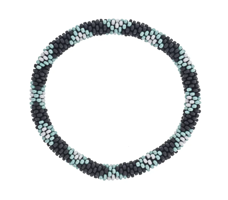 Unisex bracelets etched-pattern-Roll-On® Bracelet <br> Turquoise at Night