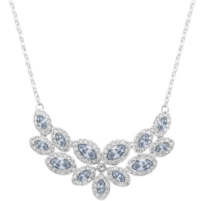 Women's necklaces elegant-token-Swarovski Women's Necklace - Baron Clear Crystal Leaf Shaped Crystal Pave | 5140338