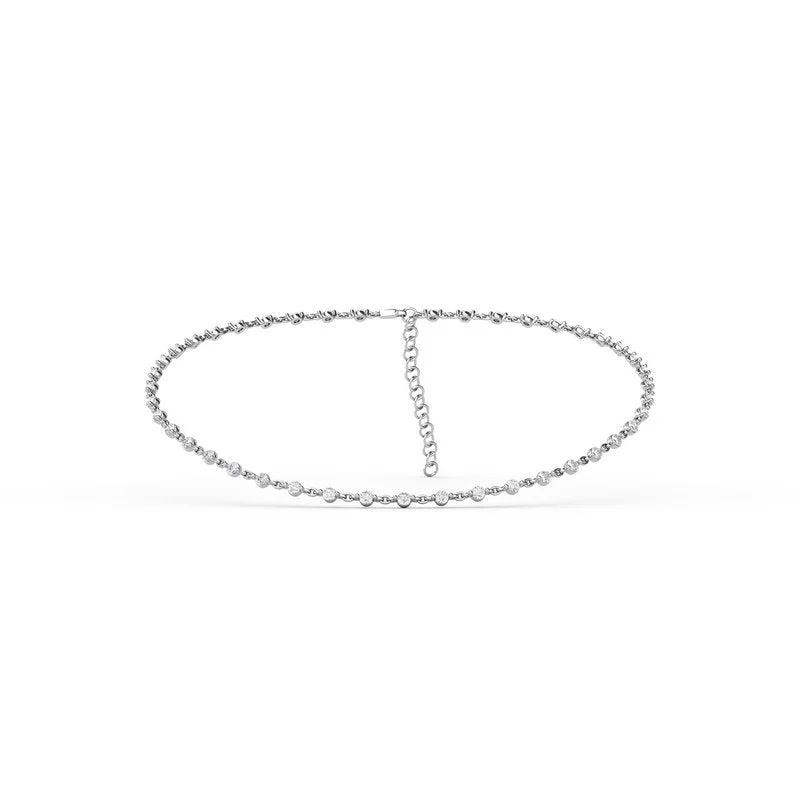 Women's necklaces shimmering-chic-4ct Diamond Choker Necklace N5100