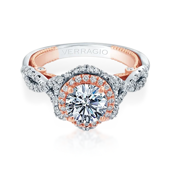 Women's engagement rings radiant-solitaire-Diamond Engagement Ring Verragio Insignia Collection 7089R-2WR 1.80ctw