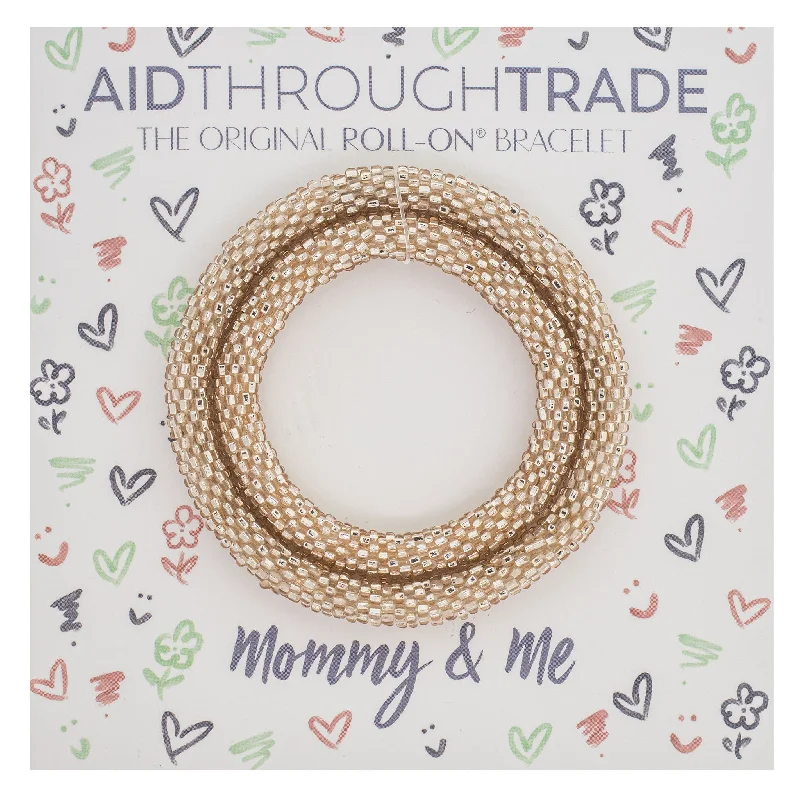 Unisex bracelets tough-wrap-Mommy & Me Roll-On® Bracelets <br> Bubbly