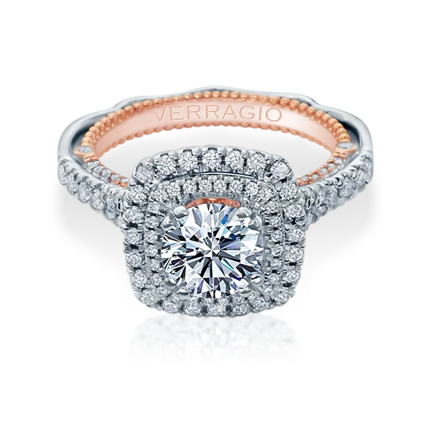 Women's engagement rings floral-platinum-Diamond Engagement Ring Verragio Venetian Collection 5065CU 1.75ctw