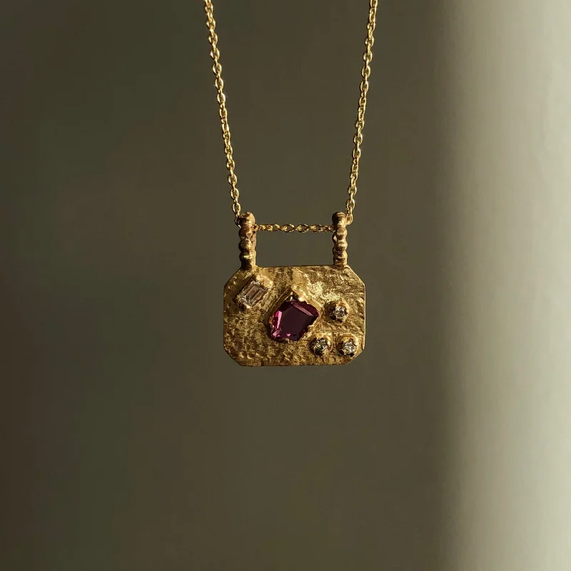 Women's necklaces luminous-shine-Medley Pendant No. 8 Necklace (Octagon), Solid Gold | ONE-OF-A-KIND