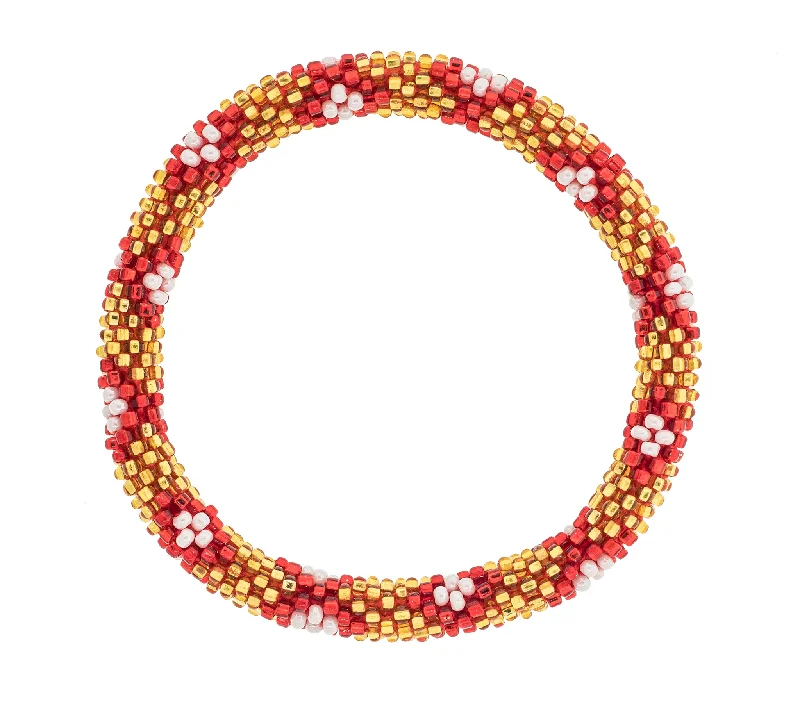 Unisex bracelets snug-wrap-Roll-On® Bracelet <br> Regal Red