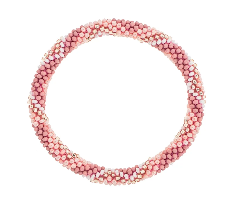 Unisex bracelets simple-token-8 inch Roll-On® Bracelet <br> Rose Petals