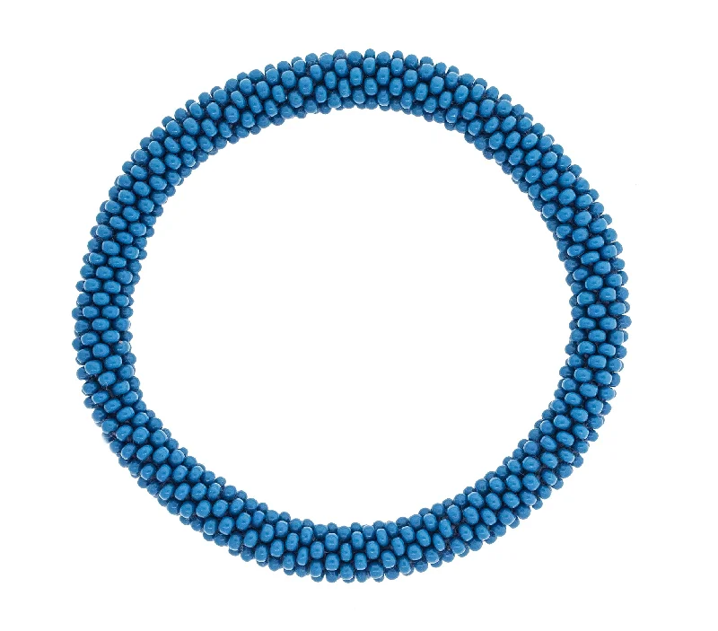 Unisex bracelets subtle-bead-Roll-On® Bracelet <br> Cerulean Blue