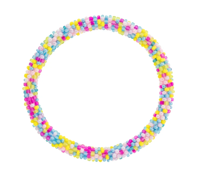 Unisex bracelets slim-edge-8 inch Roll-On® Bracelet <br> Tutti Frutti Speckled