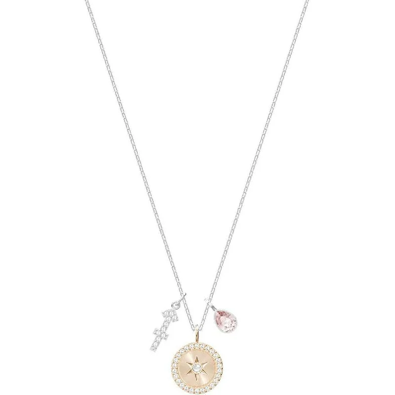 Women's necklaces filigree-pendant-Swarovski Women's Pendant Necklace - Zodiac Sagittarius Rhodium Plated | 5349221