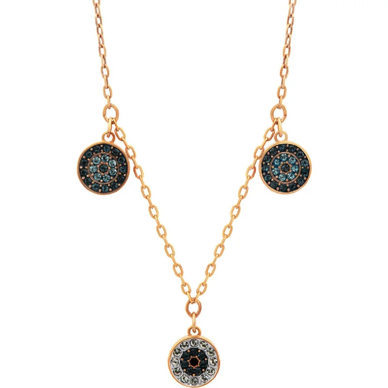 Women's necklaces fine-radiance-Swarovski Women's Necklace - Luckily Rose Gold Plated with Three Crystal | 5429129