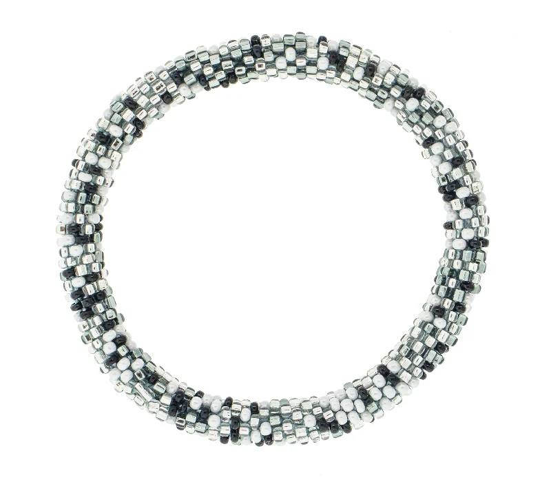 Unisex bracelets glowing-bead-Roll-On® Bracelet <br> Platinum Speckled