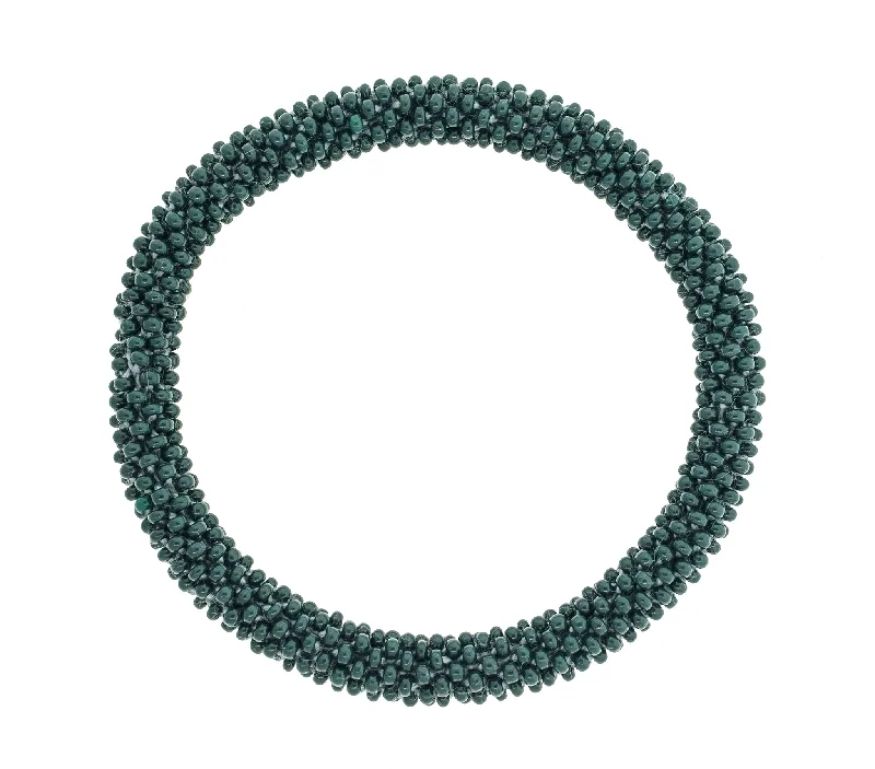 Unisex bracelets lasting-weave-8 inch Roll-On® Bracelet <br> Forest Green