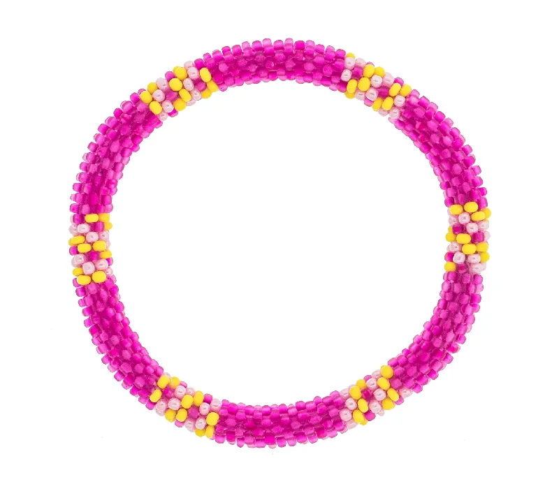 Unisex bracelets bold-weave-8 inch Roll-On® Bracelet <br> Pink Me Up