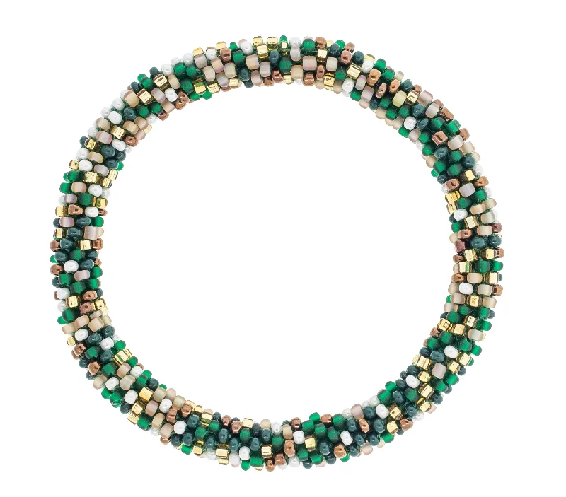 Unisex bracelets chunky-stone-8 inch Roll-On® Bracelet <br> Spruce Speckled