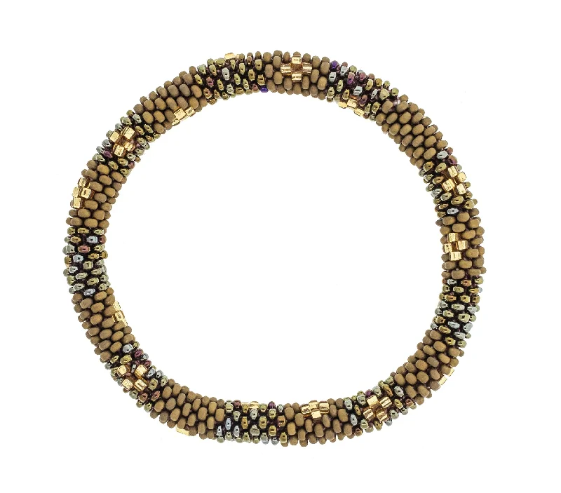 Unisex bracelets woven-gold-8 inch Roll-On® Bracelet <br> BELLADONNA