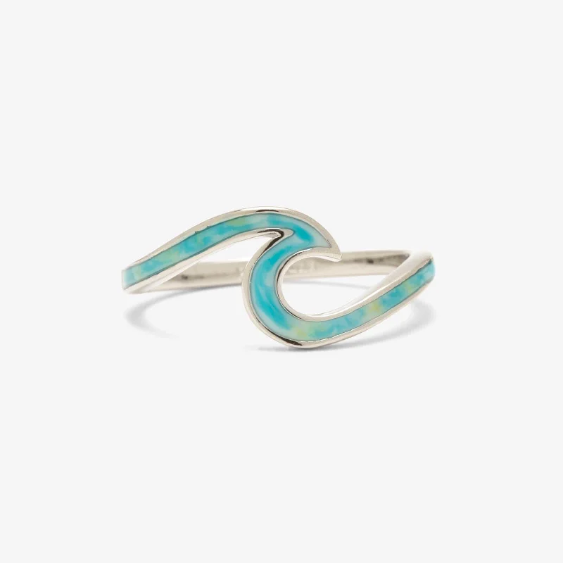 Women's rings subtle-luxe-Tie-Dye Wave Ring