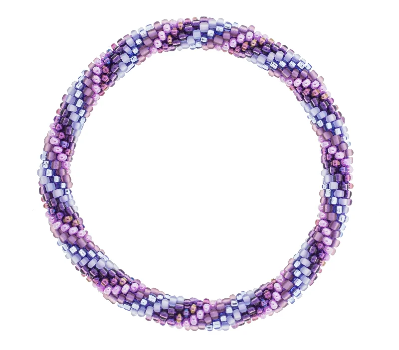 Unisex bracelets hand-stitched-Roll-On® Bracelet <br> Amethyst