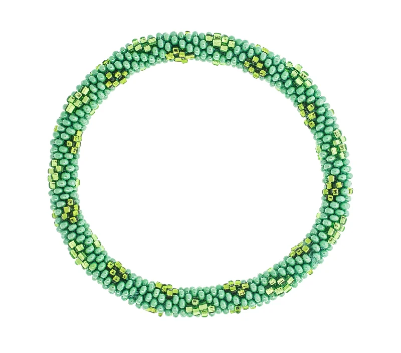 Unisex bracelets casual-strength-8 inch Roll-On® Bracelet <br> Emerald