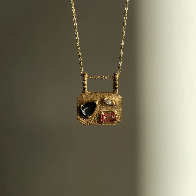 Women's necklaces radiant-carve-Medley Pendant No. 6 Necklace (Octagon), Solid Gold | ONE-OF-A-KIND