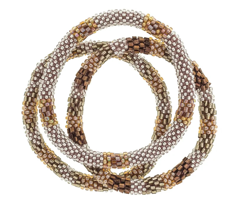 Unisex bracelets simple-token-8 inch Roll-On® Bracelets <br> Hazelnut