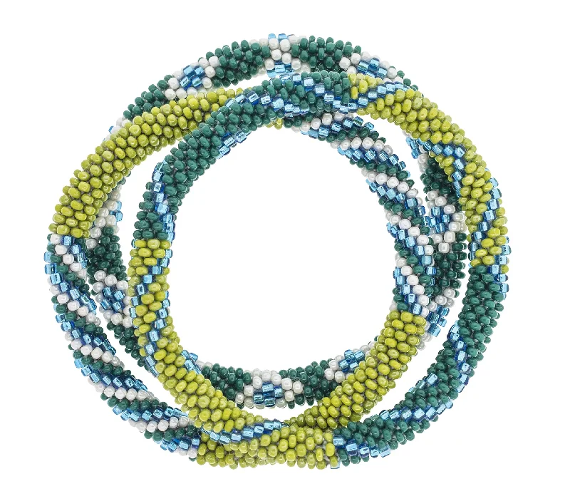 Unisex bracelets radiant-link-8 inch Roll-On® Bracelets <br> Rainforest