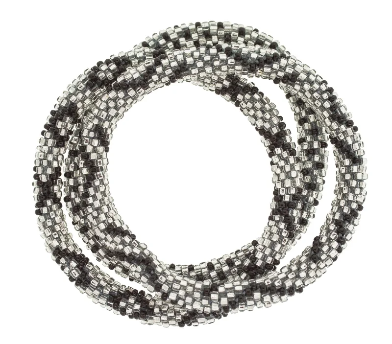 Unisex bracelets hand-hammered-8 inch Roll-On® Bracelets <br> Platinum