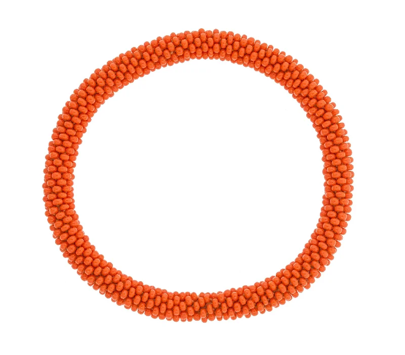 Unisex bracelets glowing-bead-Roll-On® Bracelet <br> Solid Orange