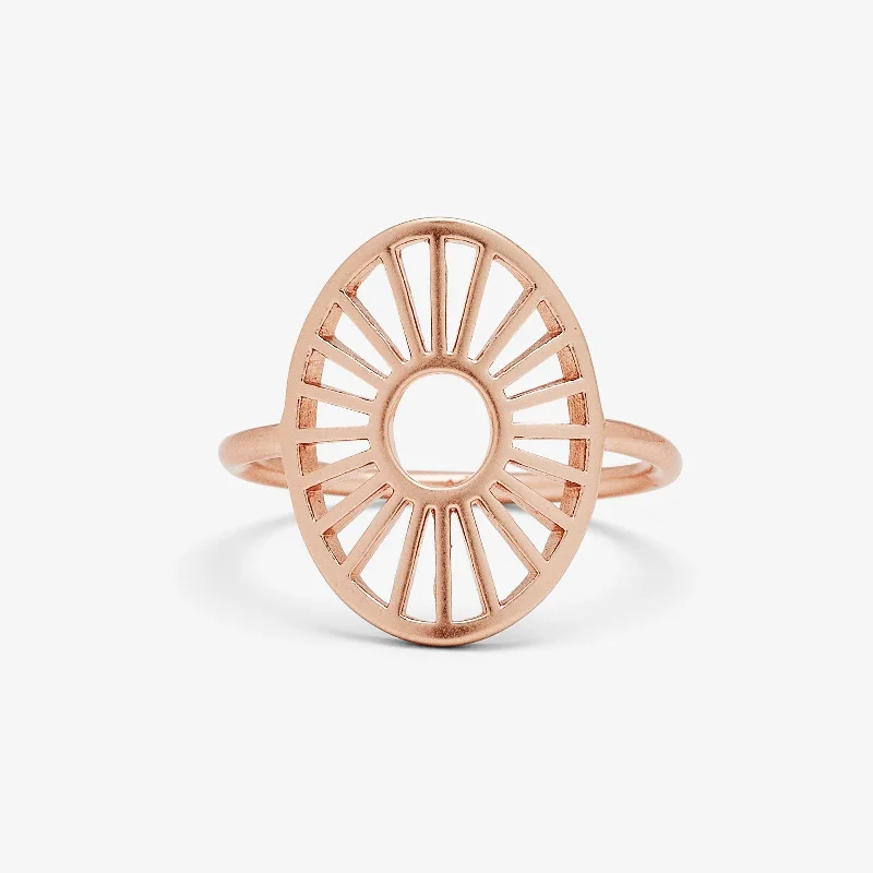 Women's rings casual-luxe-Sunburst Ring