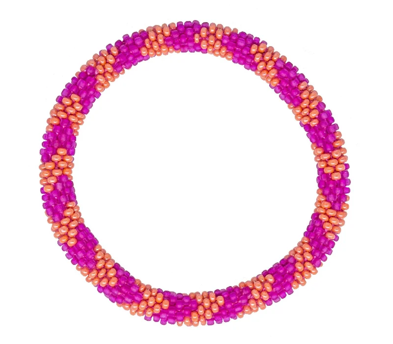 Unisex bracelets glowing-clasp-8 inch Roll-On® Bracelet <br> Fruit Punch