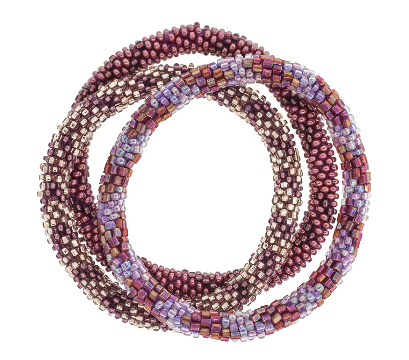 Unisex bracelets earthy-alloy-8 inch Roll-On® Bracelets <br> Cranberry Spice