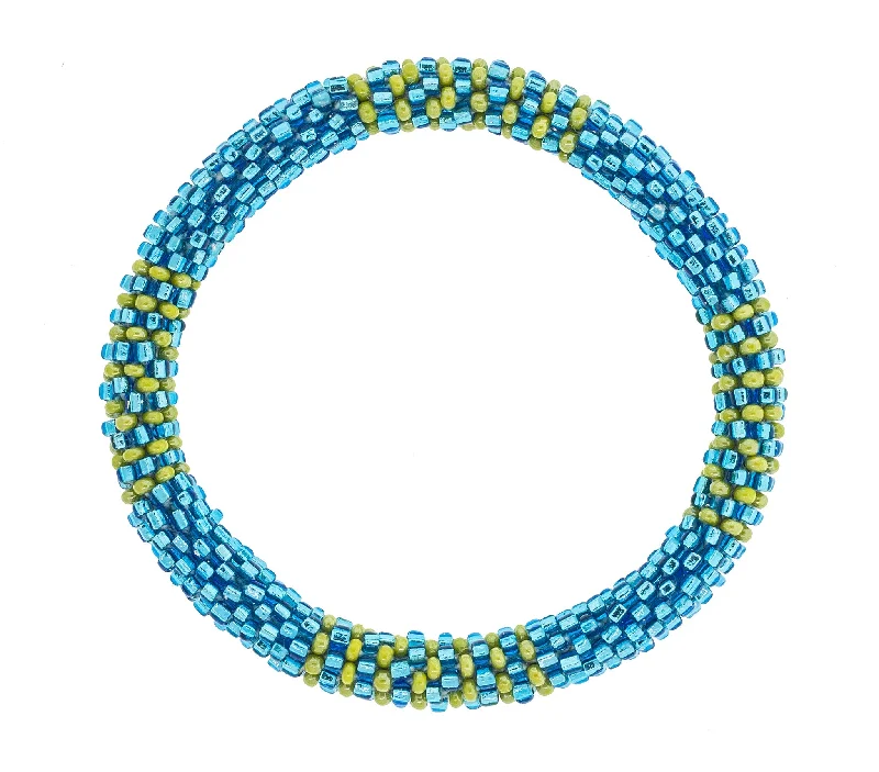 Unisex bracelets urban-ready-8 inch Roll-On® Bracelet <br> Un-Belizeable Blue