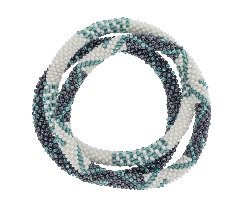 Unisex bracelets twisted-cord-8 inch Roll-On® Bracelets <br> Mint Chip