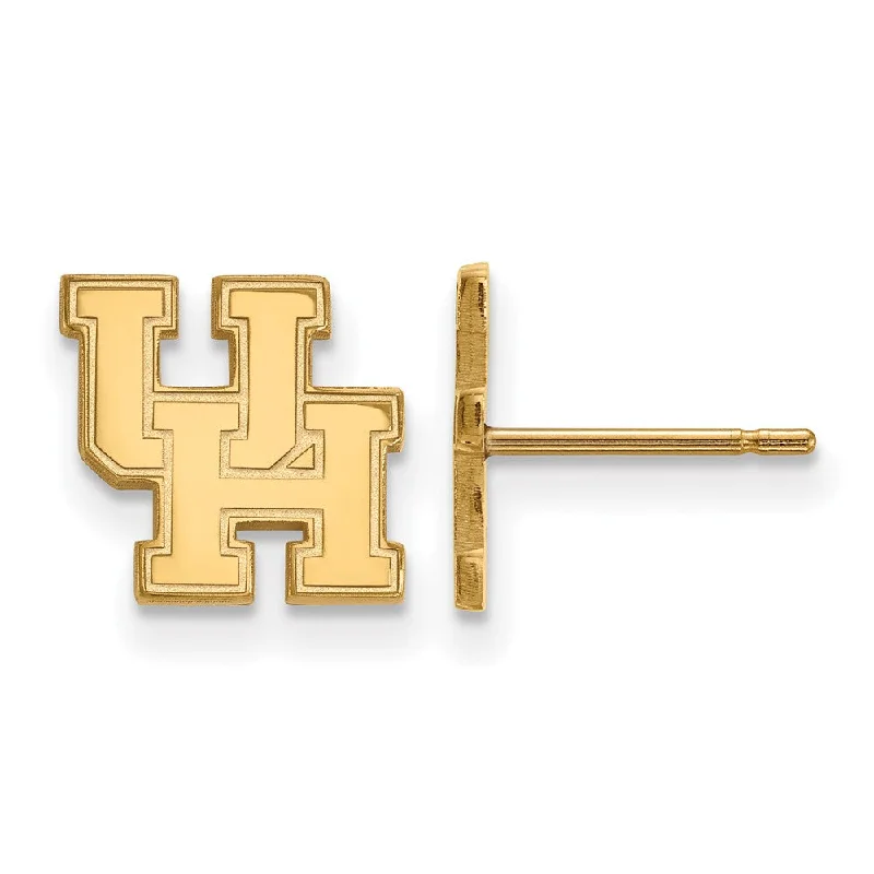 Women's earrings tiny-gold-14k Yellow Gold University of Houston XS (Tiny) Post Earrings