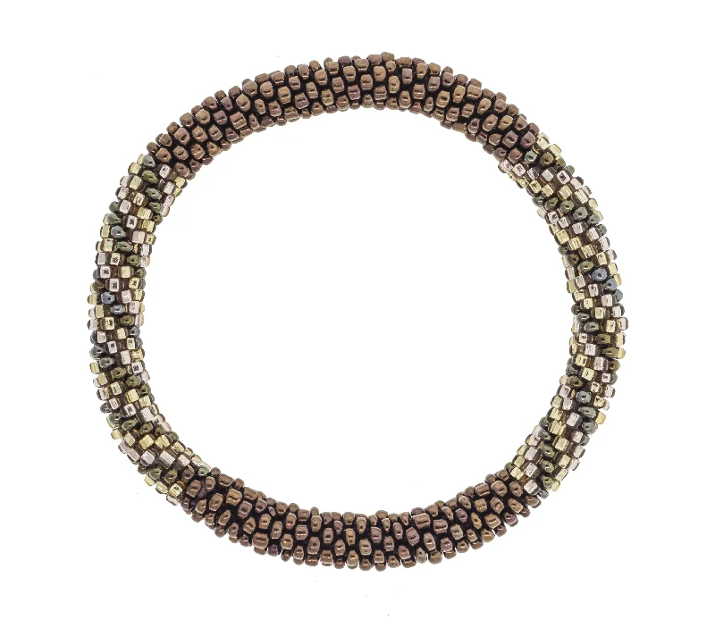 Unisex bracelets jasper-bead-8 inch Roll-On® Bracelet <br> Truffle