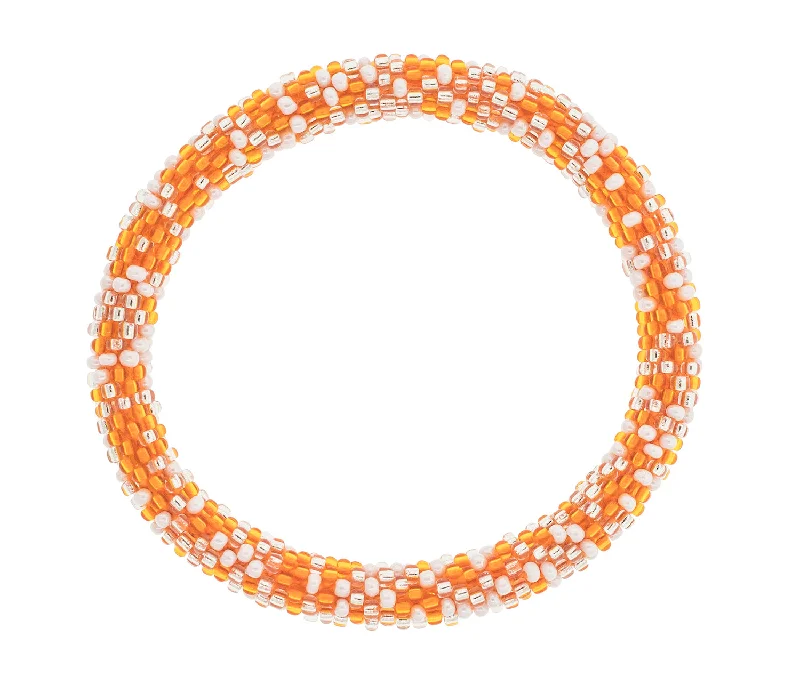 Unisex bracelets jasper-bead-Game Day Roll-On® Bracelet <br> Burnt Orange Speckled