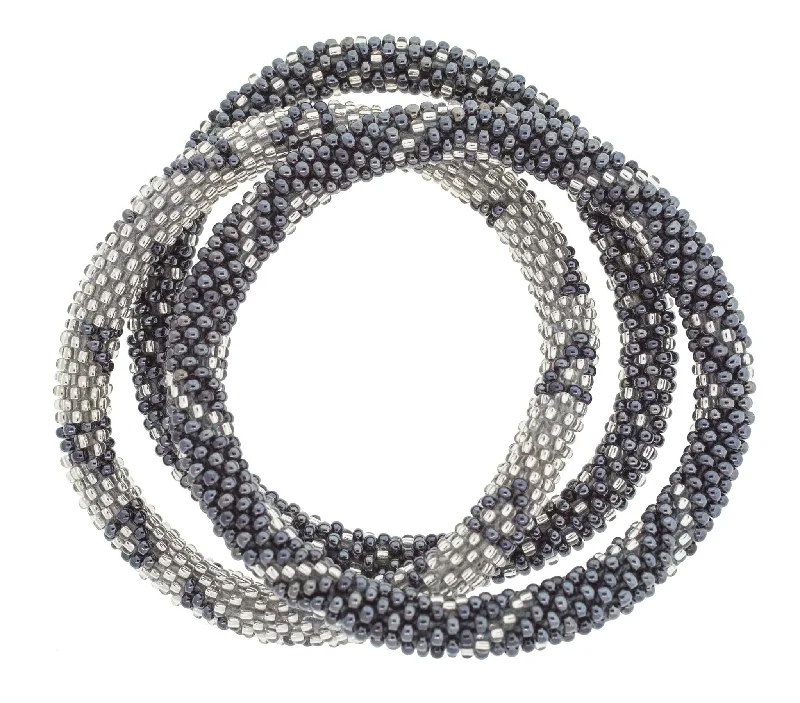 Unisex bracelets bold-clasp-8 inch Roll-On® Bracelets <br> Slate