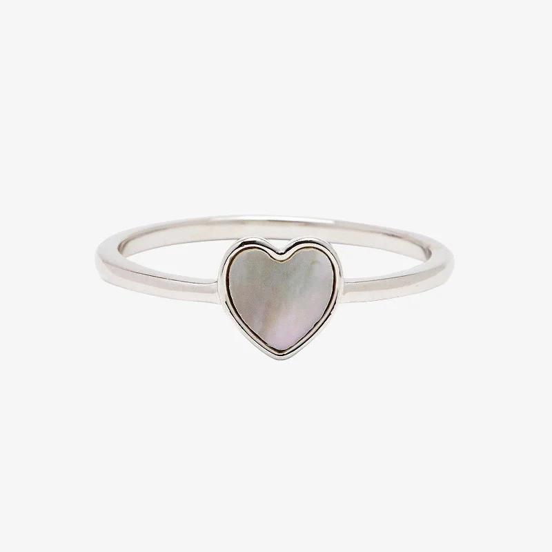 Women's rings vintage-revival-Heart of Pearl Ring