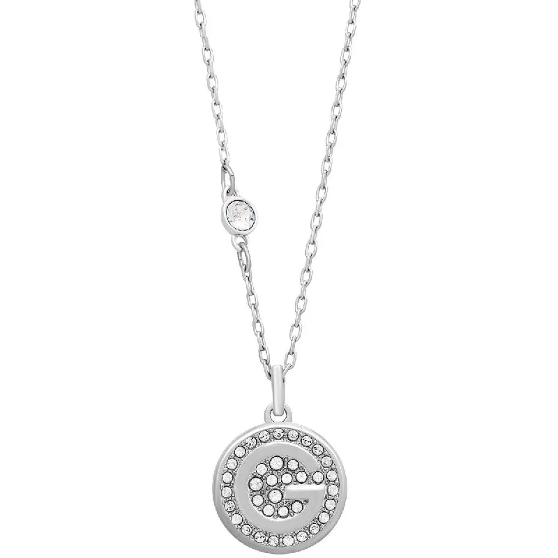 Women's necklaces ornate-charm-Swarovski Women's Necklace - Americas Letter G Clear Crystal Pendant | 5367217