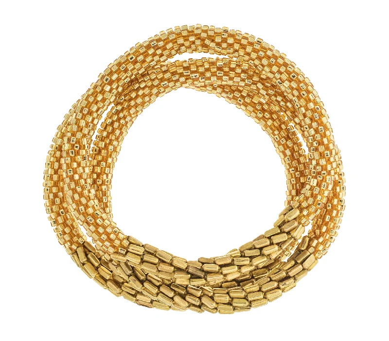 Unisex bracelets sleek-stone-<br> Statement Roll-On® Bracelets <br>  Hema Gold