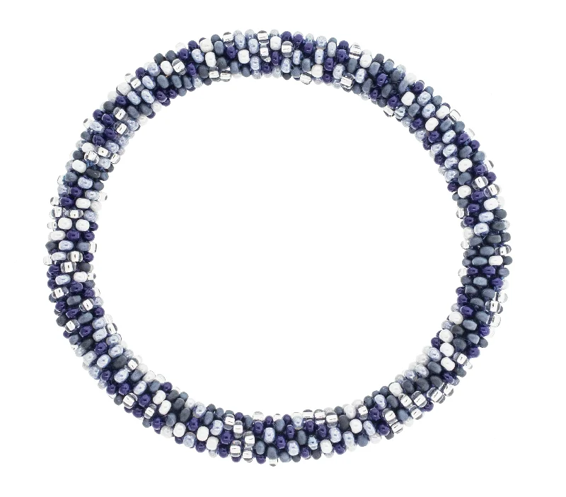 Unisex bracelets luxe-slate-Roll-On® Bracelet <br> Indigo Speckled