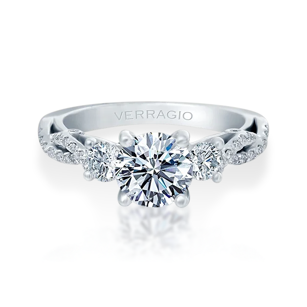 Women's engagement rings dazzling-halo-Diamond Engagement Ring Verragio Insignia Collection 7055R 1.55.ctw