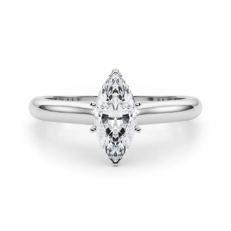 Women's engagement rings everlasting-luxe-Isabella Marquise Diamond Solitaire Engagement Ring