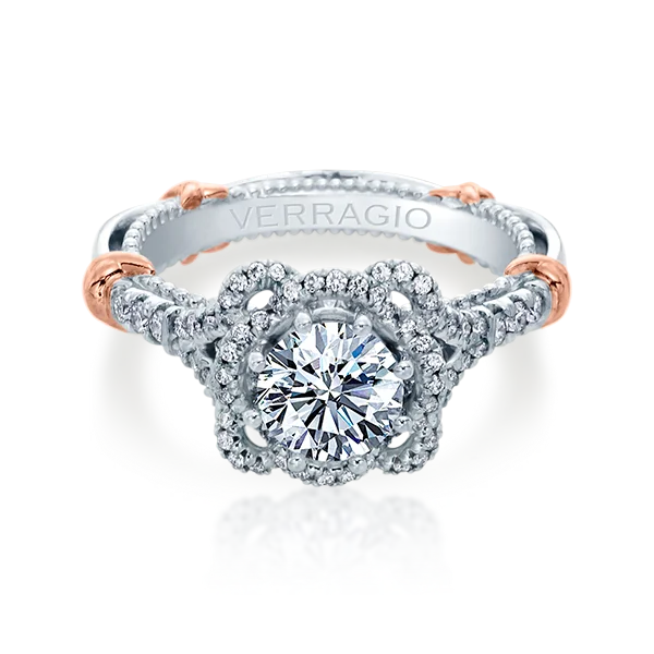 Women's engagement rings delicate-pave-Diamond Engagement Ring Verragio Parisian Collection 139R 1.45ctw