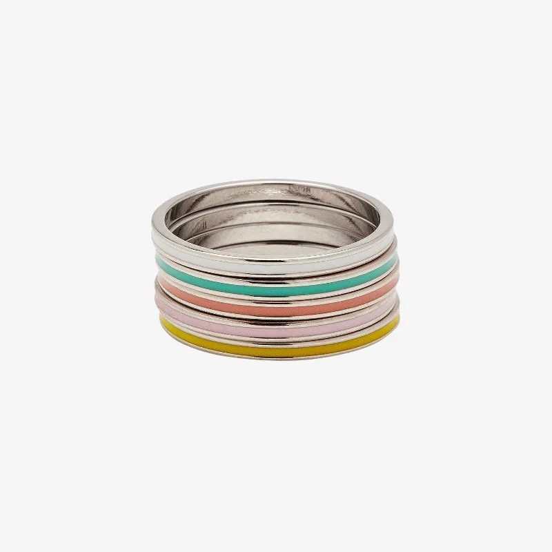 Women's rings subtle-luxe-Spring Fling Ring Stack