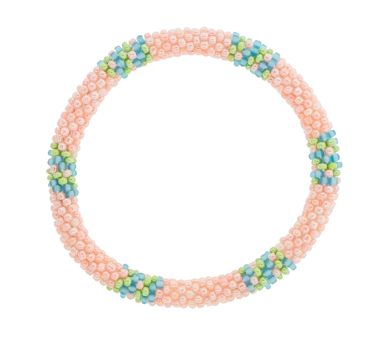 Unisex bracelets glowing-clasp-8 inch Roll-On® Bracelet <br> Pink Salt