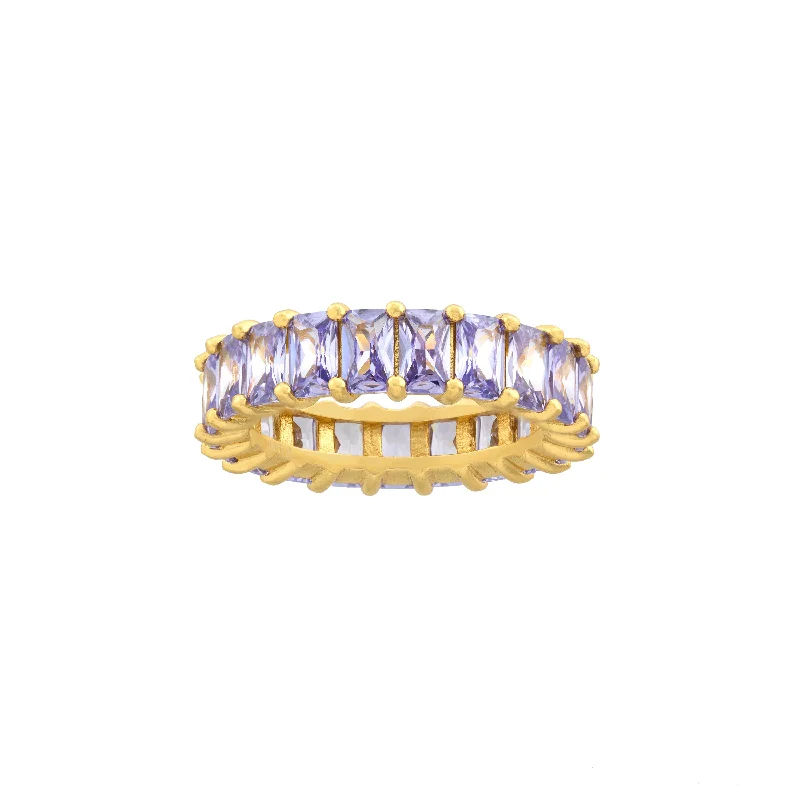 Women's rings double-band-Lavender Coco Ring