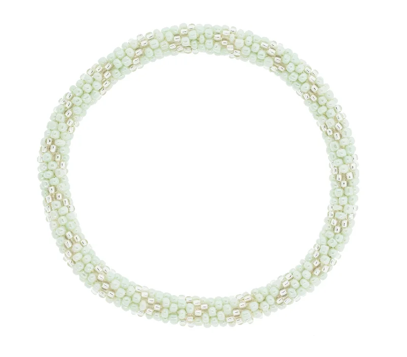 Unisex bracelets thick-band-8 inch Roll-On® Bracelet <br> Enlighten-Mint