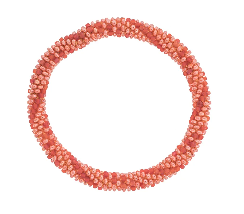 Unisex bracelets brushed-edge-8 inch Roll-On® Bracelet <br> Orange You Glad