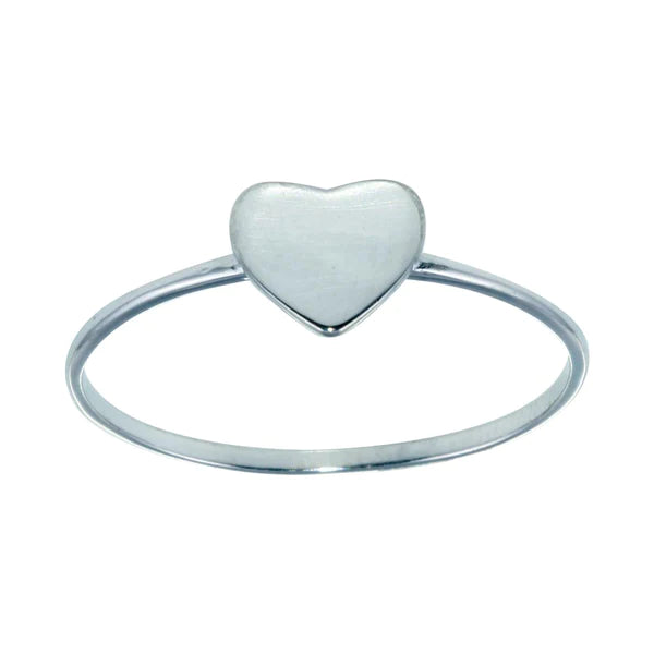 Women's rings crafted-chic-Sterling Silver 925 Heart Silver Ring