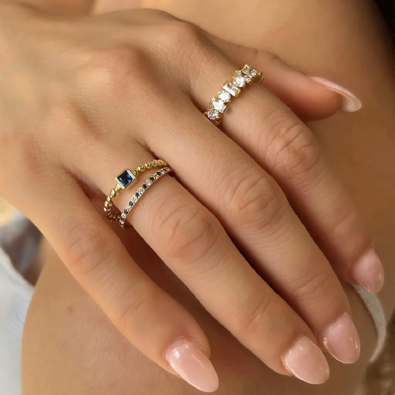 Women's rings nature-inspired-Azul Band